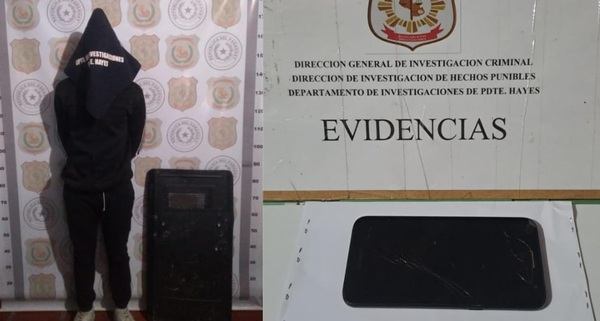 Detienen a joven que robó escudo a un personal de Antidisturbios | 1000 Noticias