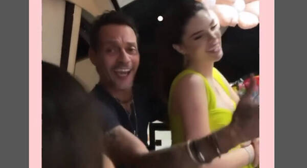 [VIDEO] La algarabía de Marc Anthony en el "que lo cumpla" de Nadia