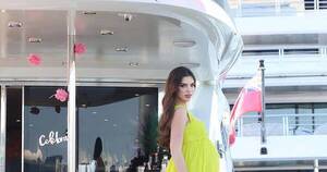La Nación / “Feliz cumpleaños para mí”: Nadia Ferreira festejó en un yate con famosos