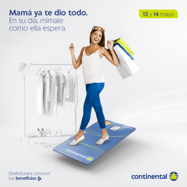 BANCO CONTINENTAL OFRECE INCREÍBLES BENEFICIOS CON LA PROMO “MAMÁ YA TE DIO TODO Y EN SU DÍA MIMALE COMO ELLA ESPERA”