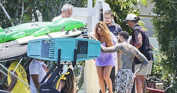 La Nación / ¿Amor sobre ruedas? Shakira tuvo otra cita con Lewis Hamilton