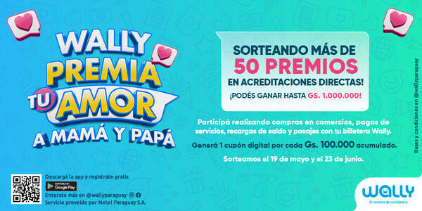 ¿No tenés para darle regalo a tu mami y a tu papi? ¡Wally llegó con una solución!