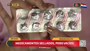 Denuncia al IPS: Medicamentos sellados, pero vacíos - C9N