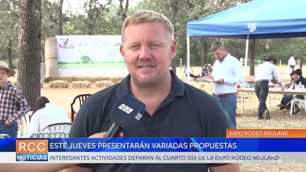 Interesantes actividades en el marco del cuarto día de la Expo Rodeo Neuland