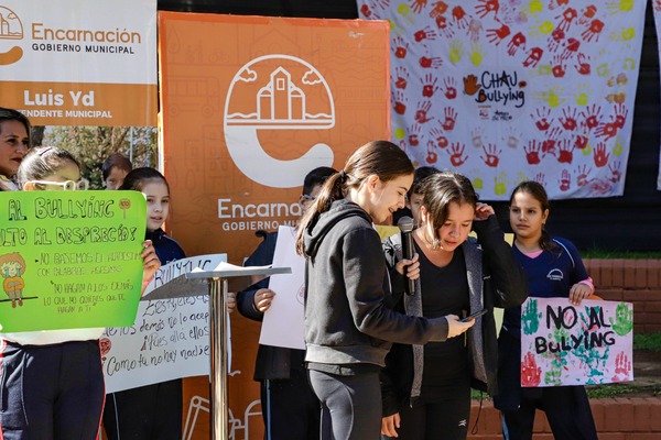 CULMINA CAMPAÑA “CHAU BULLYING” IMPULSADA POR LA CODENI EN ENCARNACIÓN