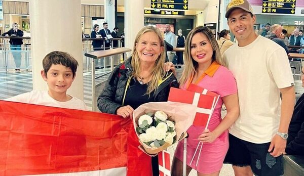 La mamá de Dahiana Bresanovich ya está en Dinamarca, para el nacimiento de su nietito