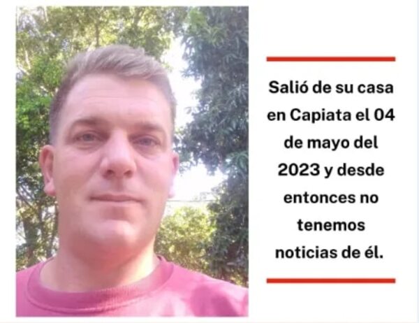 Desaparecido en Capiatá: se hizo un tatuaje el sábado y no dio datos personales - Nacionales - ABC Color
