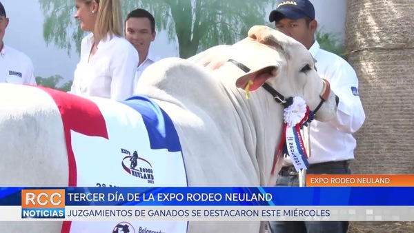 El tercer día de la Expo Rodeo Neuland se destacó por presentar juzgamientos de ganados
