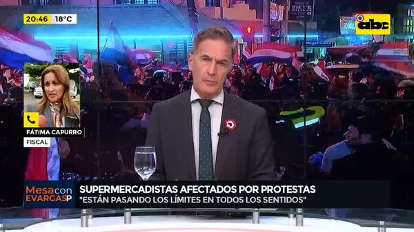 Video: Supermercadistas afectados por manifestaciones - Mesa de Periodistas - ABC Color