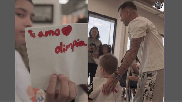 [VIDEO] El tierno gesto de los peloteros del Olimpia con los más peques