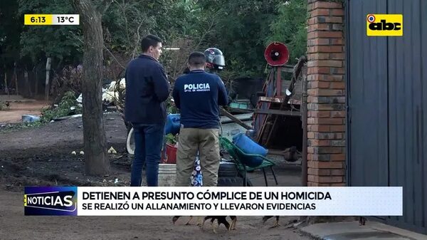 Video: Detienen a presunto cómplice de un homicida - ABC Noticias - ABC Color