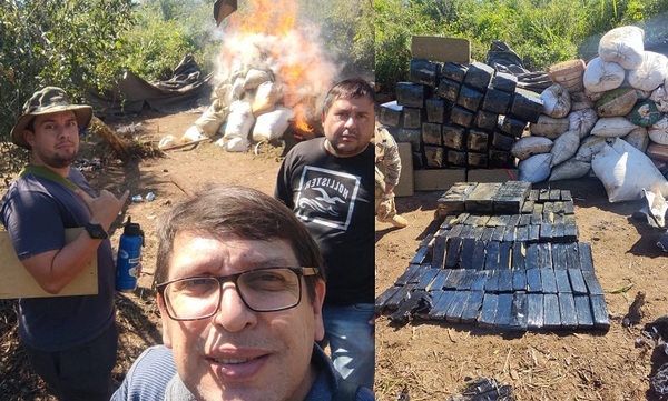 Hallan y destruyen más de 3 mil kilos de marihuana en el Departamento de Caaguazú - Noticiero Paraguay