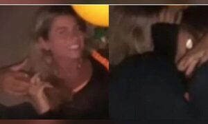 Pillan a Clara Chía pasada de copas y alocada con sus amigos