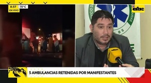 Cinco ambulancias fueron retenidas en los últimos días, según SEME