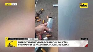 Video: Huelga de obreros de Aña Cua - ABC Noticias - ABC Color