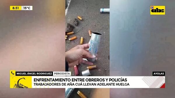 Video: Huelga de obreros de Aña Cua - ABC Noticias - ABC Color