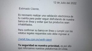 QUÉ HACER PARA QUE NO TE ROBEN DINERO DE LA CUENTA BANCARIA - Itapúa Noticias