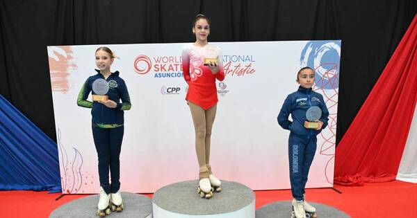 La Nación / Nahir Santa Cruz, la joven promesa del patinaje artístico