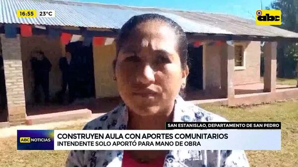 Video: Construyen escuela con aportes vecinales - ABC Noticias - ABC Color