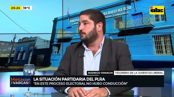 Rodrigo Osnaghi: “Perdimos la identidad como Partido Liberal” - Mesa de Periodistas - ABC Color