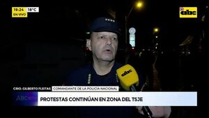 Video: Protestas continúan en zona del TSJE  - ABC Noticias - ABC Color