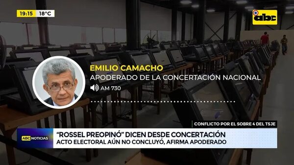 Video: Apoderado de la concertación exige abrir sobre 4 - ABC Noticias - ABC Color