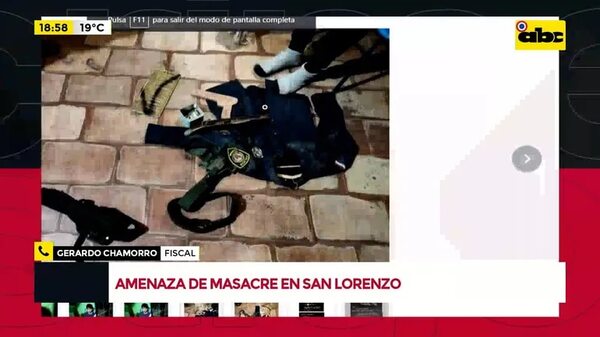 Video: Amenaza de masacre en San Lorenzo - Crimen y castigo - ABC Color
