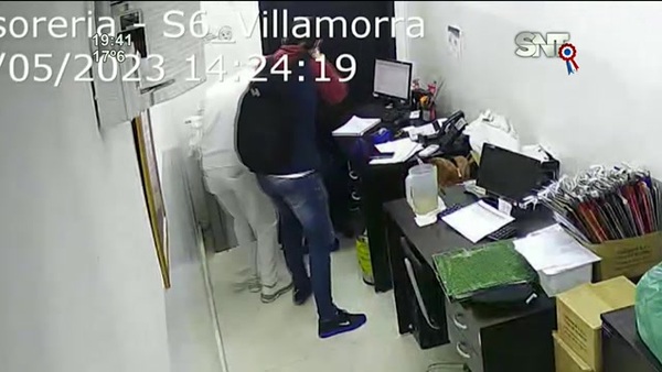 Así asaltaron un supermercado en el barrio Villamorra - SNT
