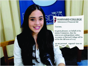 Joven pilarense cumplirá su sueño de estudiar en Harvard, EE.UU.