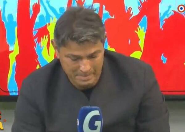 [VIDEO] A "Peque" Benítez se le cae unas lágrimas al recordar una hazaña con Olimpia