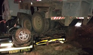 Vehículo de la Caminera aplastada: accidente dejó un agente muerto - OviedoPress