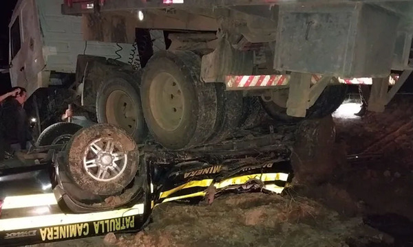 Vehículo de la Caminera aplastada: accidente dejó un agente muerto - OviedoPress