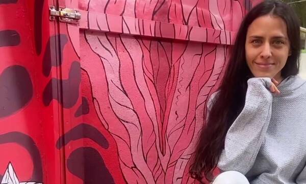 [VIDEO] Fio Migliore también impulsa el regado de plantas ¡con sangre menstrual!