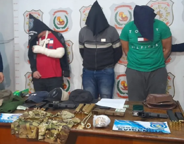 Detienen a sicarios y frustran atentado en Asunción - Noticias Paraguay