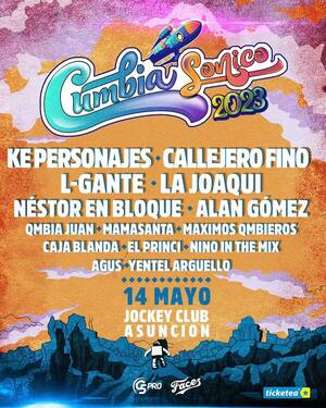 Cumbiasónico se hará este domingo en el Jockey Club de Asunción - .::Agencia IP::.