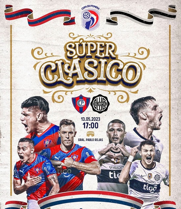 Sábado de superclásico en la Olla: Cerro vs. Olimpia a las 17:00 - trece