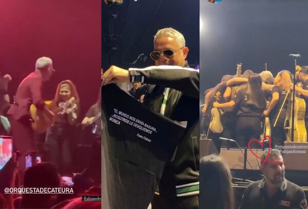 VIDEO | Orquesta de Cateura vibró en el escenario con Alejandro Sanz - Megacadena — Últimas Noticias de Paraguay
