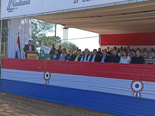 Presidente de Neuland: “Lo que hoy se exhibe es el fruto del trabajo y la perseverancia, demostrando que a pesar de circunstan
