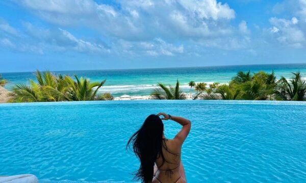 Doña de arquero de la selección peló cuerazo en exclusiva playa