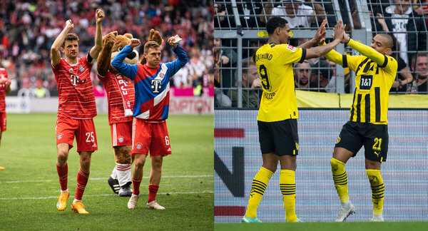 Versus / Bayern Múnich y Borussia Dortmund golean en su vibrante pulso por el título