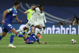 Versus / El Getafe de Omar Alderete no pudo ante el Real Madrid
