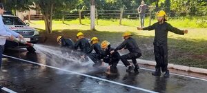 Juraron los primeros bomberos voluntarios para San Patricio, Misiones - Nacionales - ABC Color