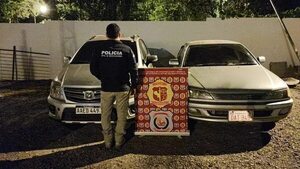 Recuperan dos vehículos robados durante rastrillaje en busca de asaltantes de cajero automático - ABC en el Este - ABC Color