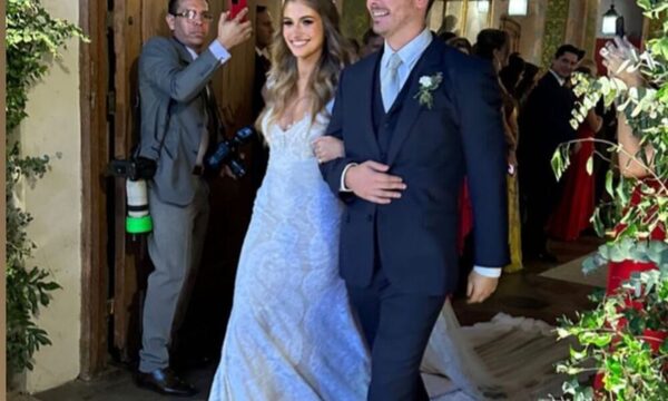 Hijo de Santi Peña tuvo hoy su boda religiosa