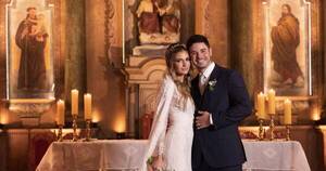La Nación / La boda religiosa de Serenella y Gonzalo
