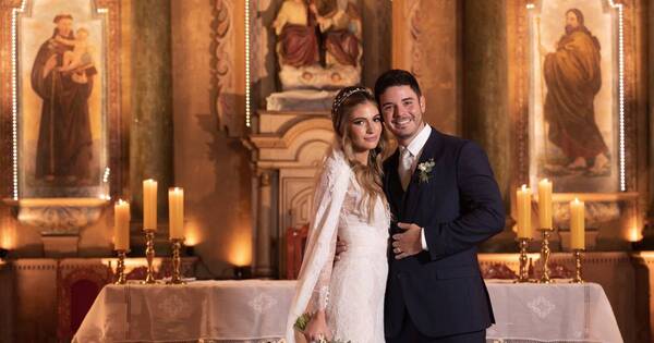 La Nación / La boda religiosa de Serenella y Gonzalo