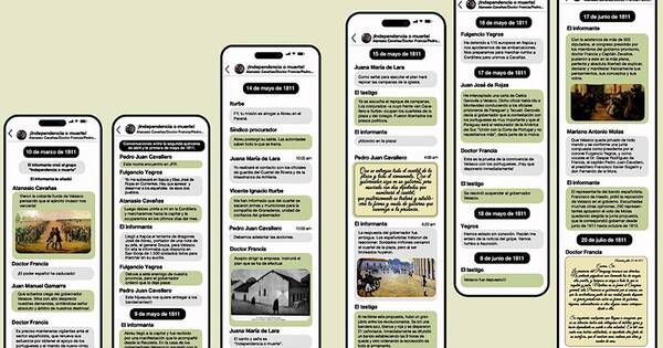 La Nación / Los wasaps de la Independencia