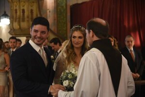 El casamiento del hijo de Santiago Peña
