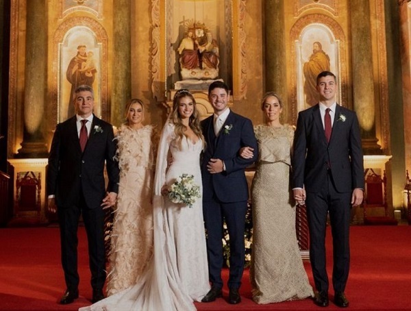 Hijo de Santi Peña celebra boda religiosa