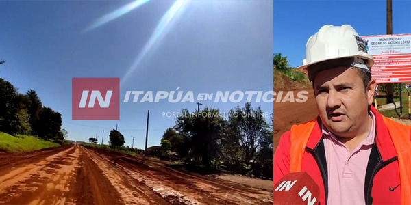 EN CARLOS A. LÓPEZ SE REALIZARÁN MÁS OBRAS VIALES HISTÓRICAS - Itapúa Noticias